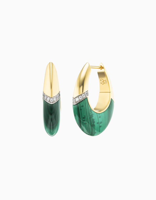 emily p. wheeler Oval Earrings Earrings