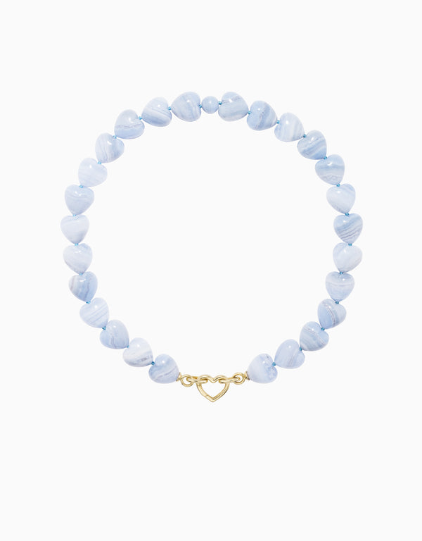 emily p. wheeler Oversized Heart Beads Necklace