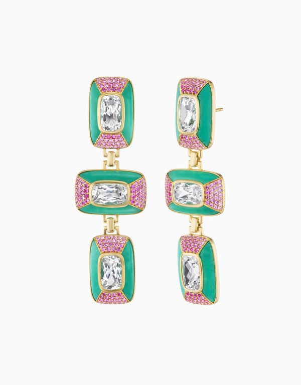 emily p. wheeler Patchwork Earring Earrings