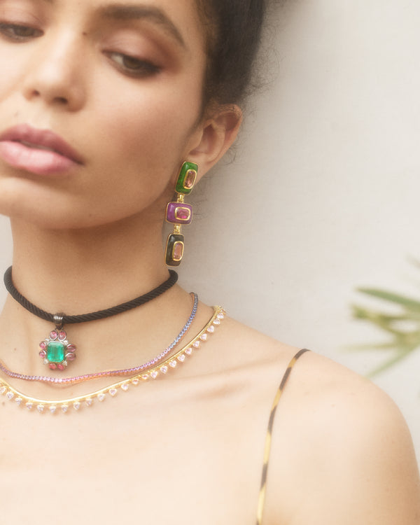 Emily P. Wheeler Patchwork Earrings Earrings