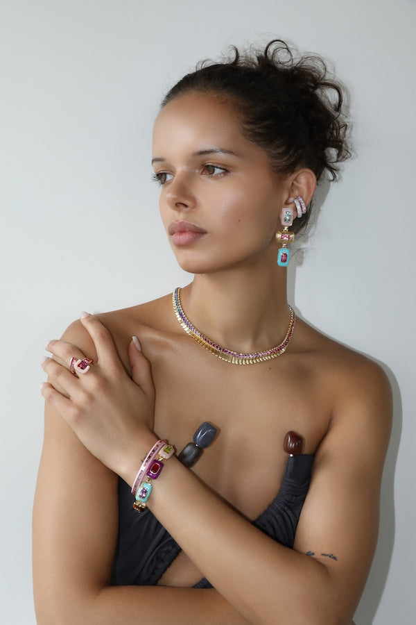 Emily P. Wheeler Patchwork Earrings Earrings