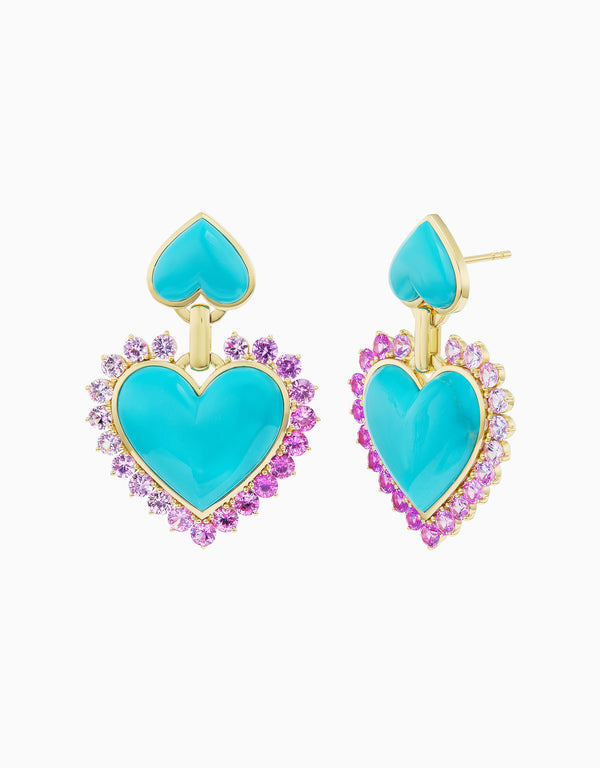 emily p. wheeler Queen of Hearts Earrings Earrings