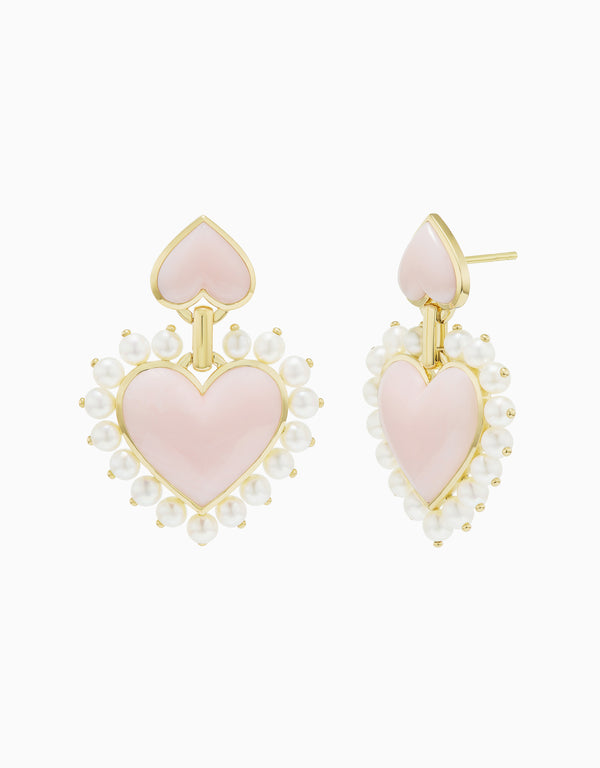 emily p. wheeler Queen of Hearts Earrings Earrings