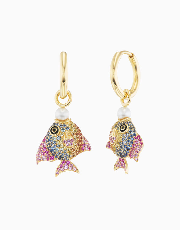 emily p. wheeler Rainbow Fish Earring Earrings