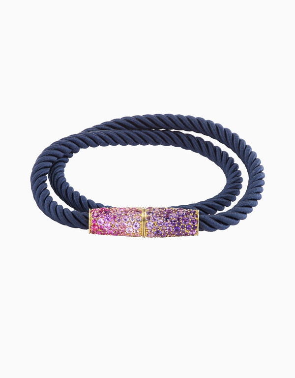 emily p. wheeler Silk Wrap Bracelet Bracelets