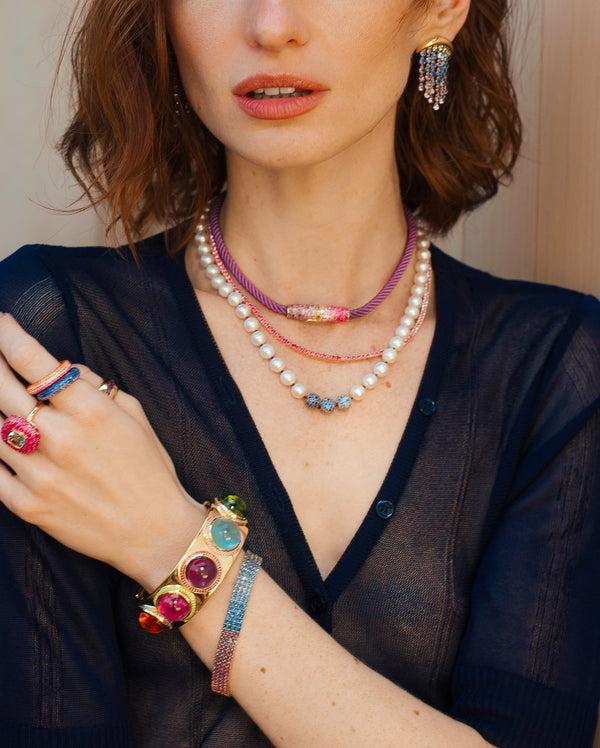 Emily P. Wheeler Silk Wrap Bracelet Bracelets