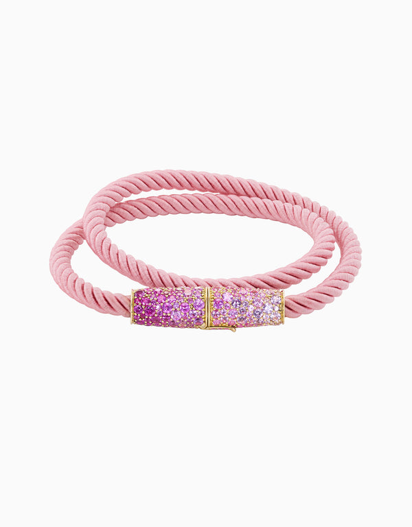 emily p. wheeler Silk Wrap Bracelet Bracelets