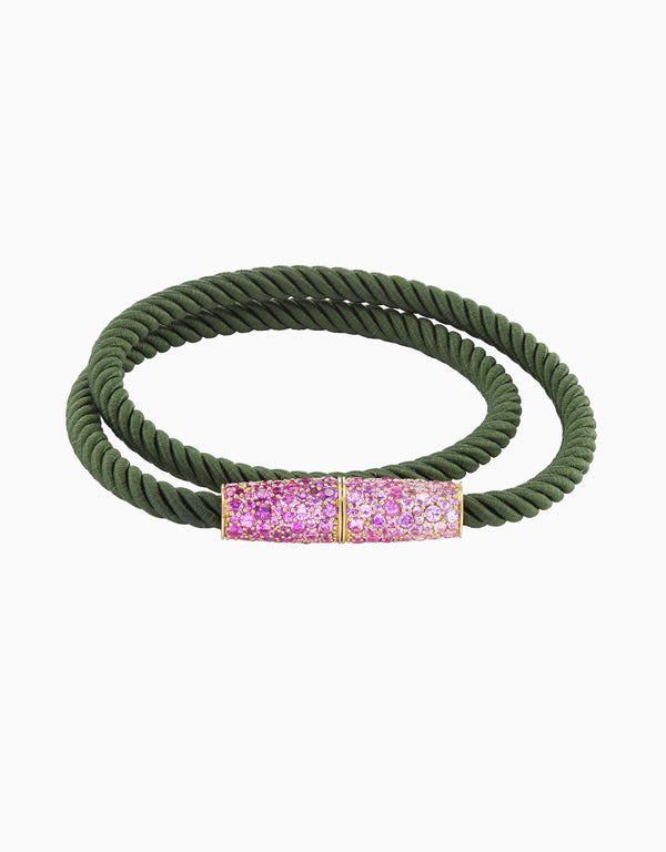 emily p. wheeler Silk Wrap Bracelet Bracelets