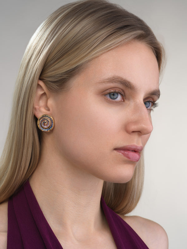 Emily P. Wheeler Spiral Stud Earrings