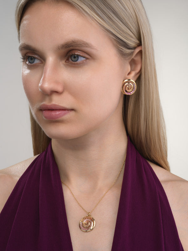 Emily P. Wheeler Spiral Stud Earrings