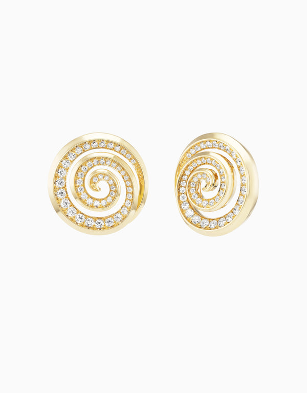emily p. wheeler Spiral Stud Earrings