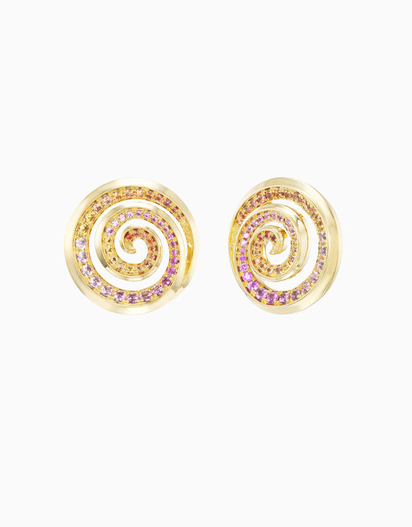 emily p. wheeler Spiral Stud Earrings