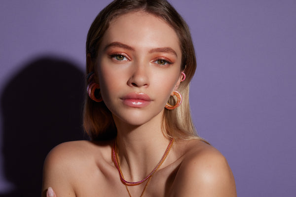 Emily P. Wheeler Sunrise Puffy Hoop Earrings