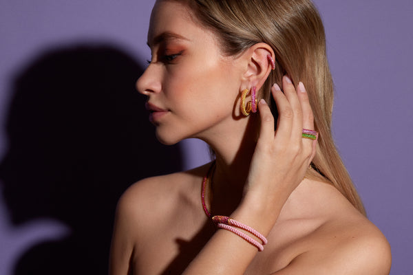 Emily P. Wheeler Sunrise Puffy Hoop Earrings