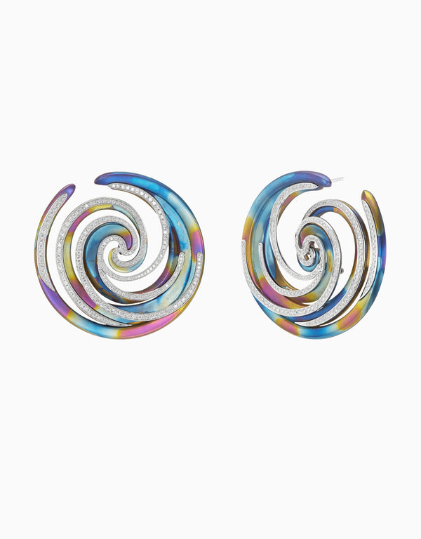 emily p. wheeler Tie Dye Earring Earrings