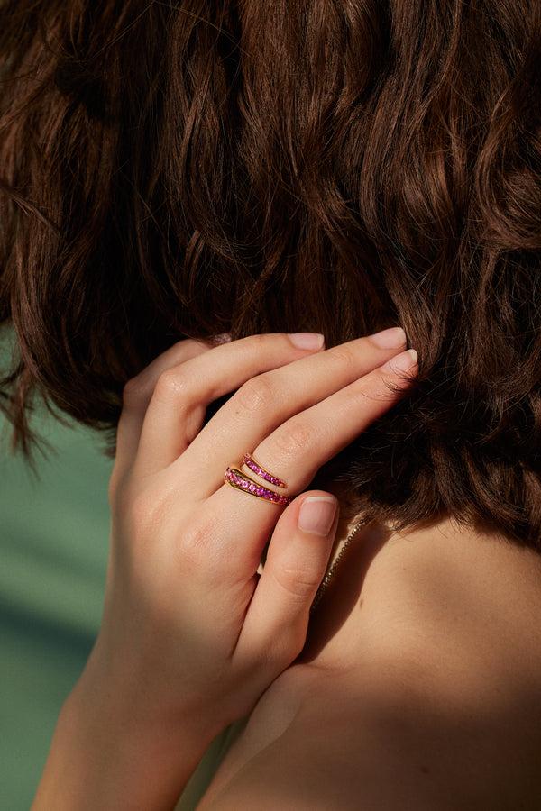 Emily P. Wheeler Wrap Ring - Flamingo Ring