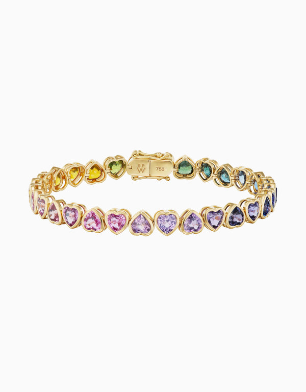 emily p. wheeler I Heart Rainbows Bracelet Bracelets