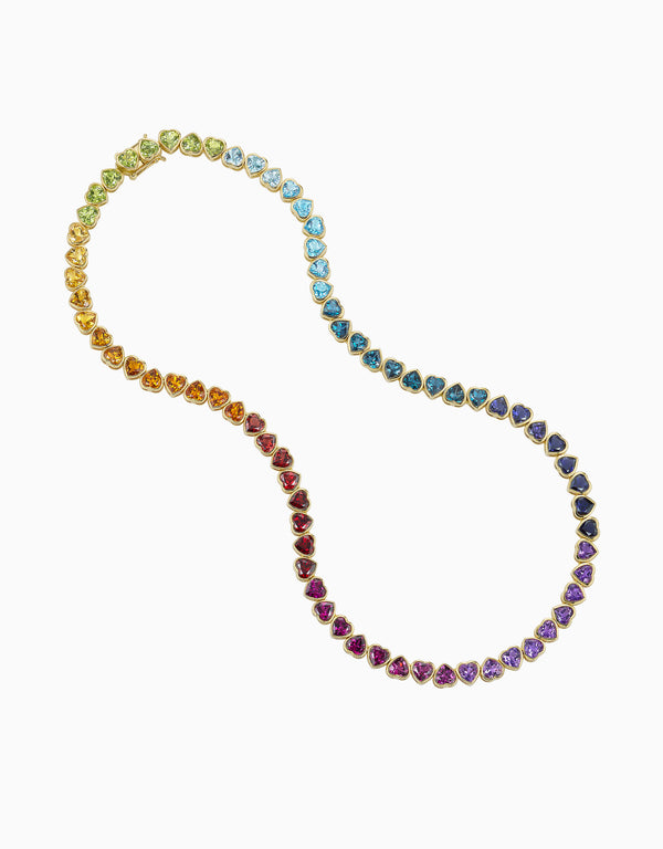 Emily P. Wheeler I Heart Rainbows Necklace (Semi-Precious)