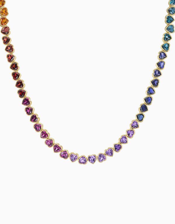 Emily P. Wheeler I Heart Rainbows Necklace (Semi-Precious)