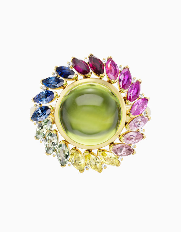 emily p. wheeler Peridot Cabochon Ring (One-of-a-Kind) Ring