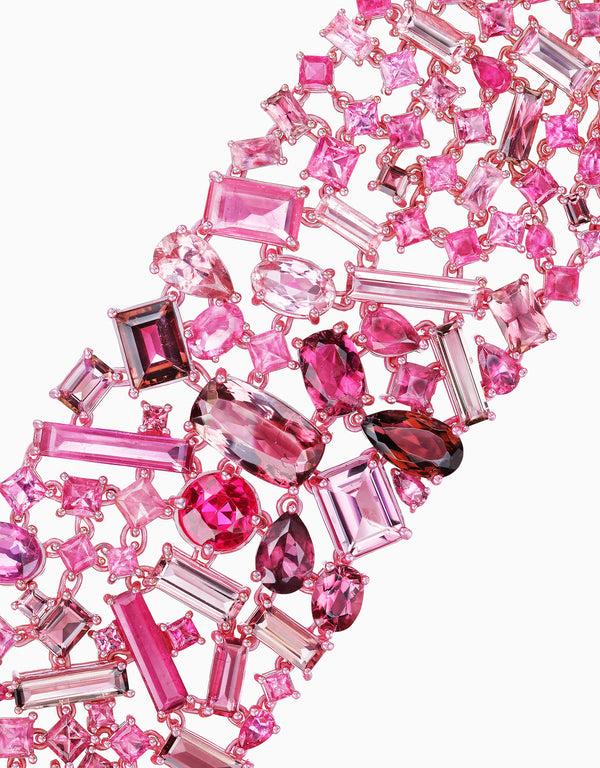 Emily P. Wheeler Pink Tourmaline Bracelet (One-of-a-Kind Re-Worked Vintage) Earrings