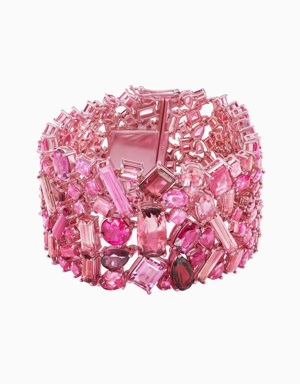 emily p. wheeler Pink Tourmaline Bracelet (One-of-a-Kind Re-Worked Vintage) Earrings