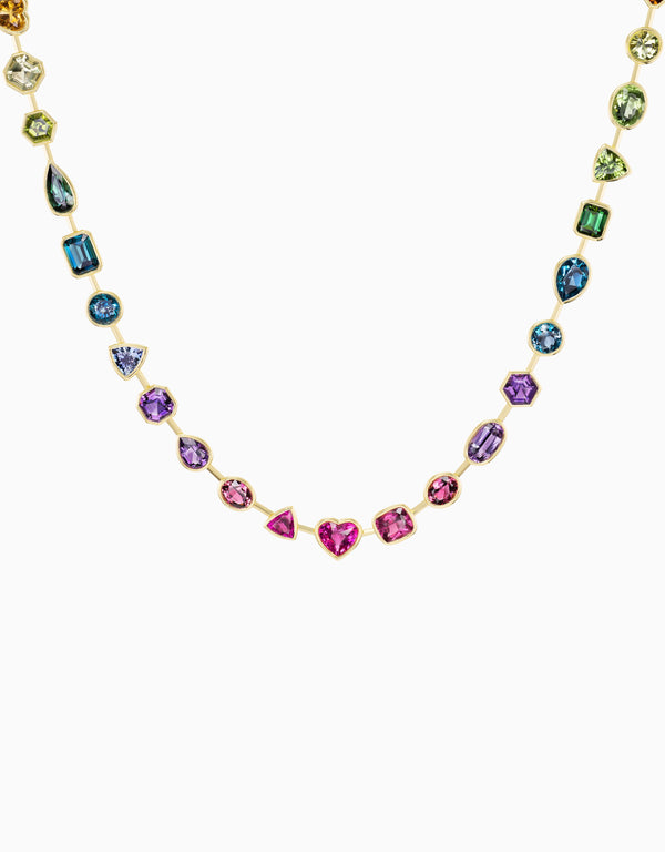 Emily P. Wheeler Rainbow Bar Connection Necklace (One-of-a-Kind) Necklace