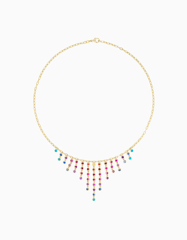 emily p. wheeler Rainbow Fringe Necklace (Exclusive) Necklace
