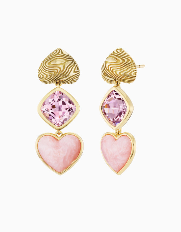 emily p. wheeler Ripple Heart Earring (One-of-a-Kind) Earrings