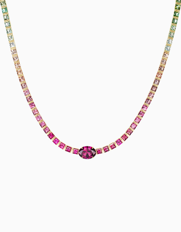 Emily P. Wheeler Tourmaline Tennis Necklace (One-of-a-Kind) Necklace