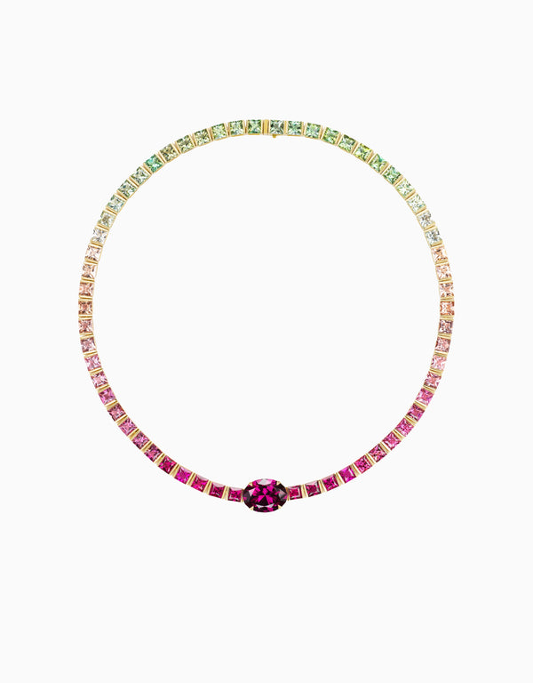 emily p. wheeler Tourmaline Tennis Necklace (One-of-a-Kind) Necklace