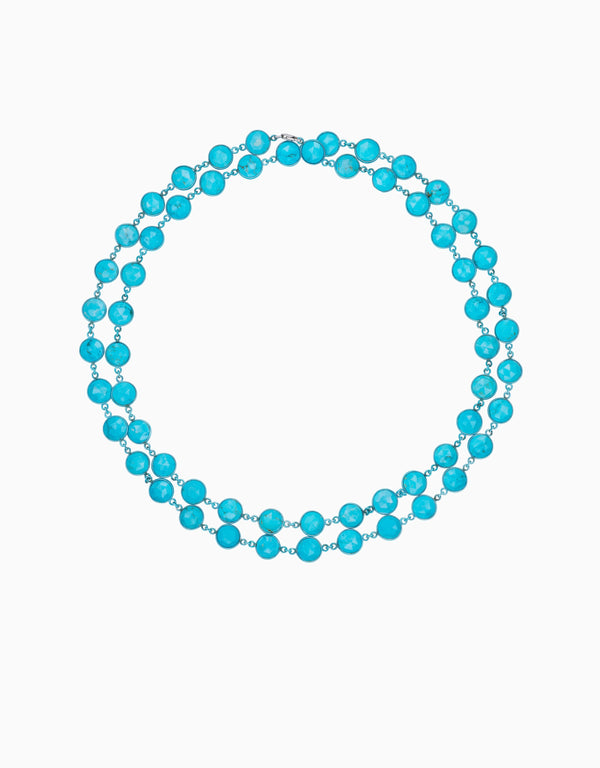 emily p. wheeler Turquoise Wrap Necklace (One-of-a-Kind Re-Worked Vintage) Necklace