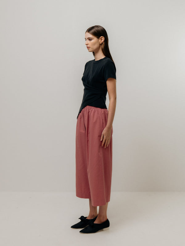 Emin Paul Black Asymmetric Tee