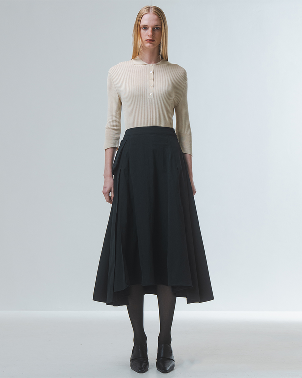 Emin Paul Black Cargo Pocket Skirt