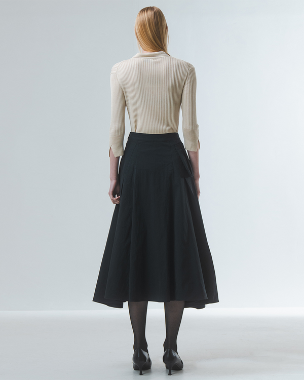 Emin Paul Black Cargo Pocket Skirt