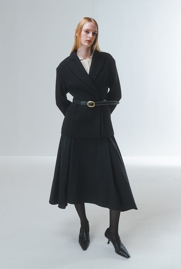 Emin Paul Black Handcraft Belt