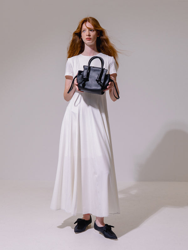 emin paul Black leather bag small