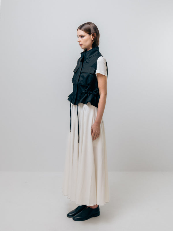 Emin Paul Black Utility Vest