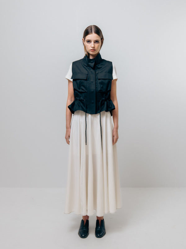 emin paul Black Utility Vest