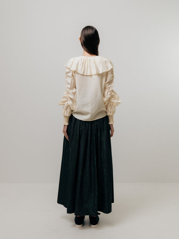 Emin Paul Butter Pleated Collar Blouse