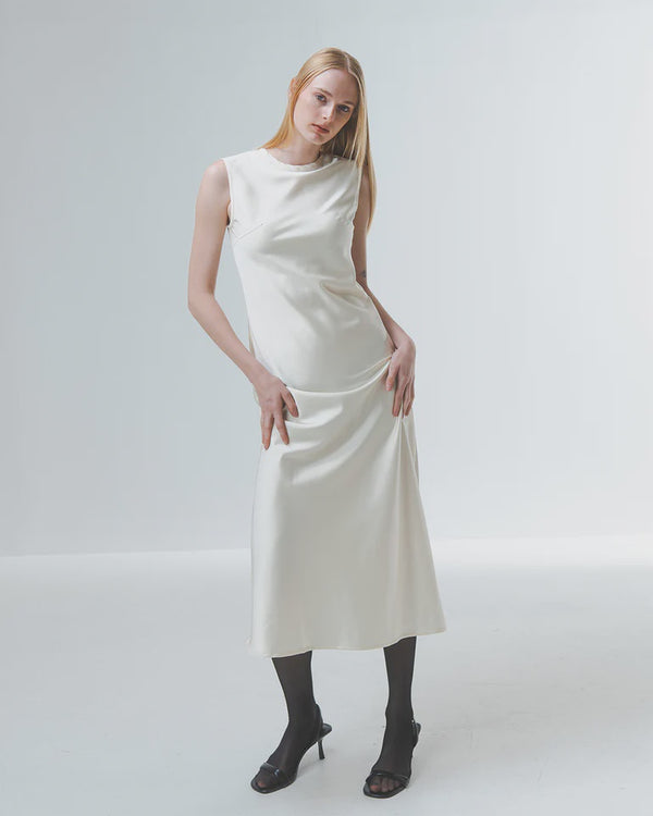emin paul Cream Shift Dress