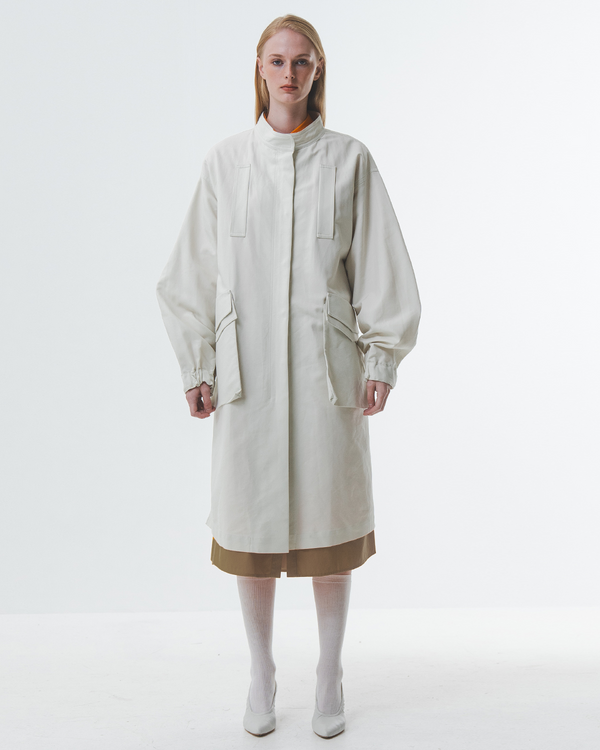 Emin Paul Cream Utility Jacket