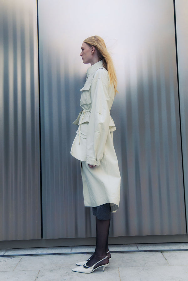 Emin Paul Cream Utility Vest