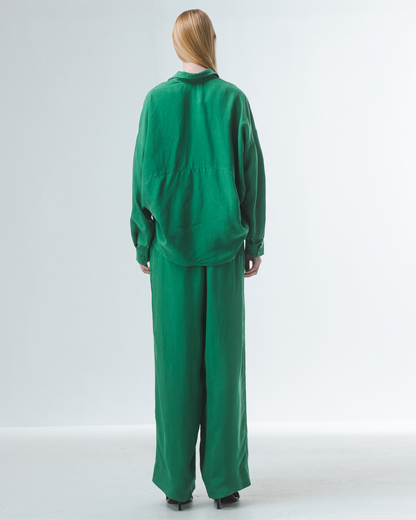 Emin Paul Green Fluid Trousers