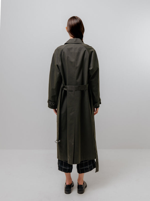Emin Paul Khaki Belted Trench Coat