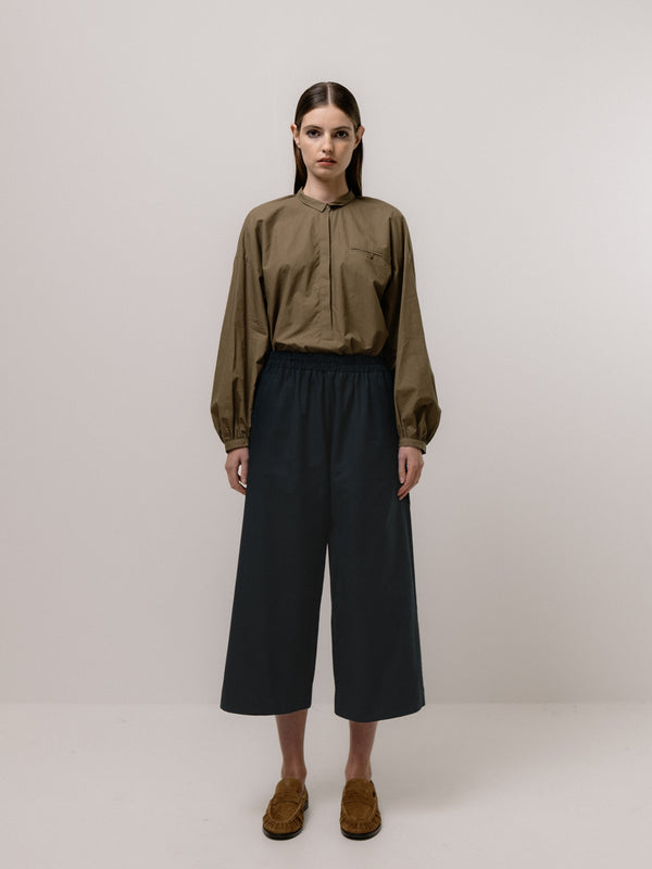 emin paul Navy Cotton Culottes