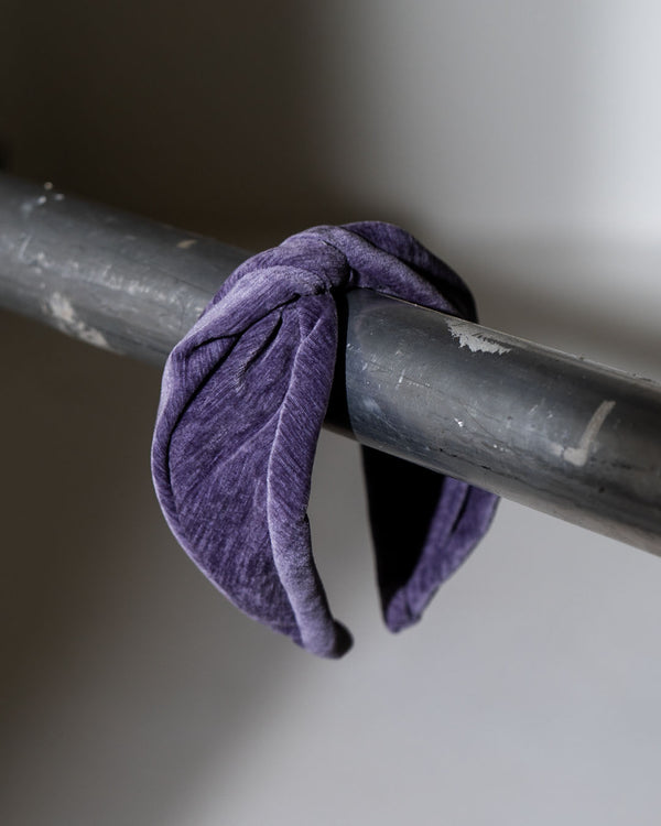 emin paul Purple Velvet Headband