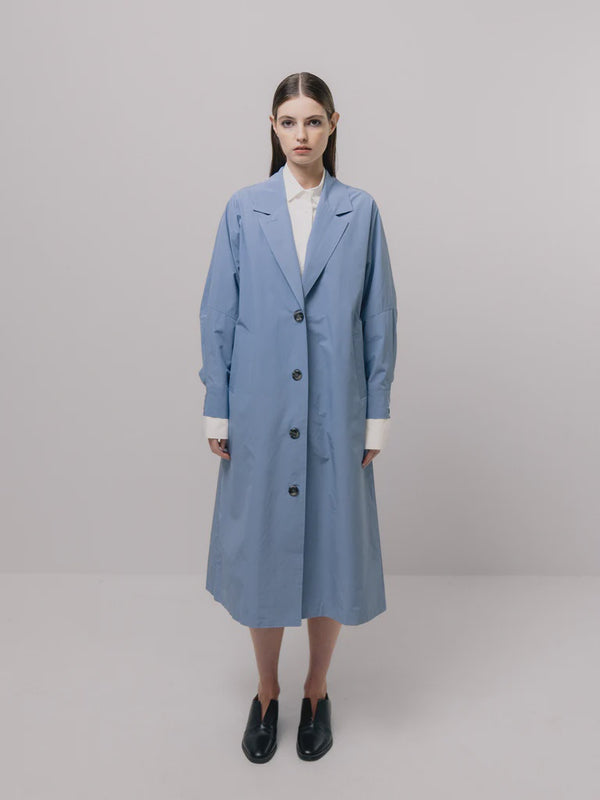 emin paul Sky Relaxed Fit Trench Coat