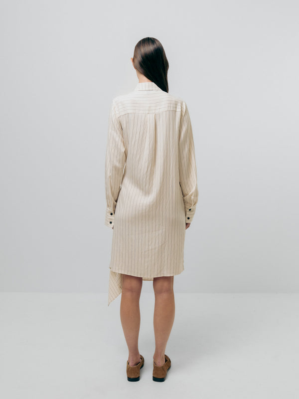 Emin Paul Stripe Multi-Wear Cotton Dress