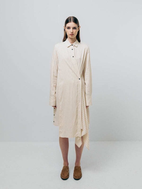 emin paul Stripe Multi-Wear Cotton Dress